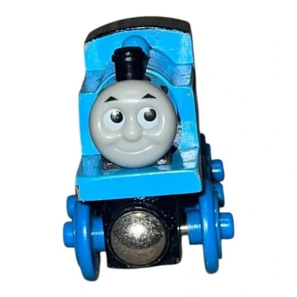 Thomas the Train Tank Engine Wooden Railway Friend Blue 60th Anniversary Edition - Picture 2 of 7